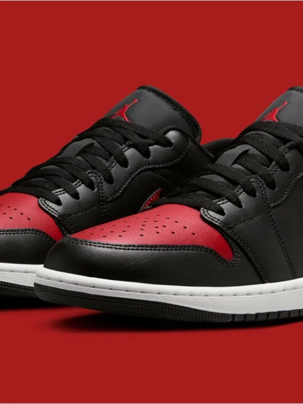 Air Jordan 1 Low - Red-Summit White